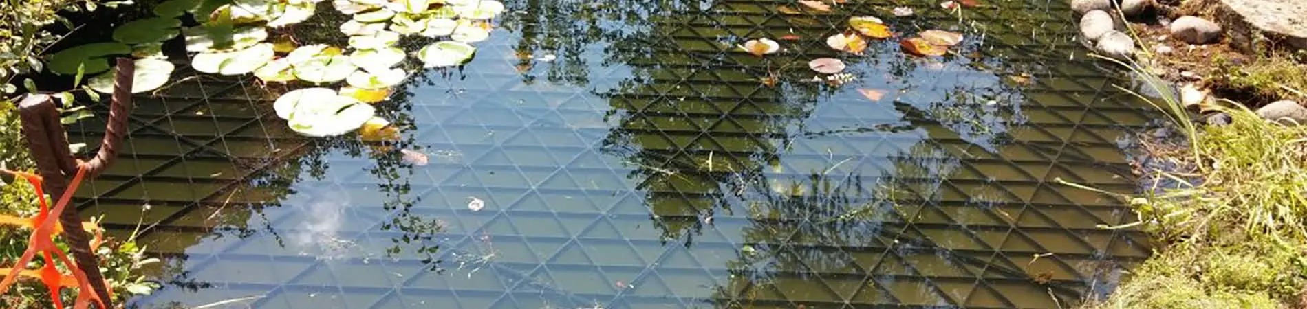 Pond Protection Grid Pond Covers | Pond Safety Ltd